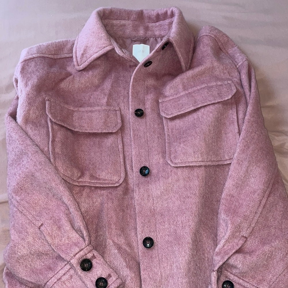 Pink thick jacket